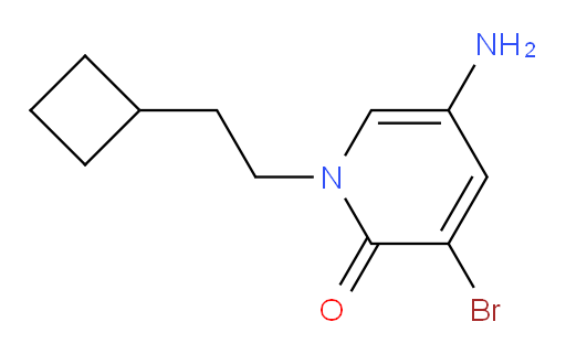 5-amino-3-bromo-1-(2-cyclobutylethyl)-1,2-dihydropyridin-2-one