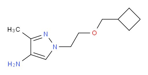 1-[2-(cyclobutylmethoxy)ethyl]-3-methyl-1H-pyrazol-4-amine