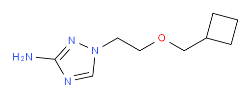 1-[2-(cyclobutylmethoxy)ethyl]-1H-1,2,4-triazol-3-amine