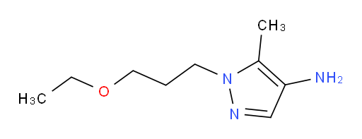 1-(3-ethoxypropyl)-5-methyl-1H-pyrazol-4-amine