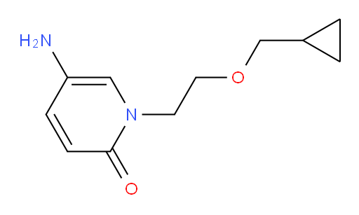 5-amino-1-[2-(cyclopropylmethoxy)ethyl]-1,2-dihydropyridin-2-one