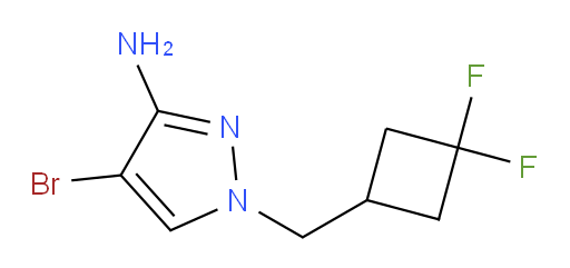 4-bromo-1-[(3,3-difluorocyclobutyl)methyl]-1H-pyrazol-3-amine