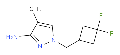1-[(3,3-difluorocyclobutyl)methyl]-4-methyl-1H-pyrazol-3-amine