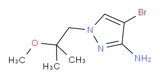 4-bromo-1-(2-methoxy-2-methylpropyl)-1H-pyrazol-3-amine