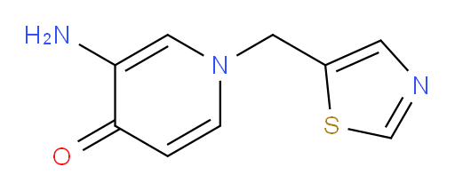 3-amino-1-[(1,3-thiazol-5-yl)methyl]-1,4-dihydropyridin-4-one
