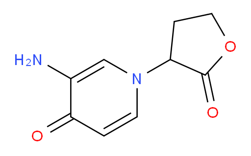 3-amino-1-(2-oxooxolan-3-yl)-1,4-dihydropyridin-4-one
