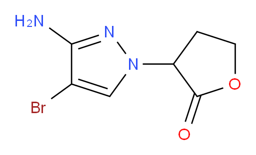 3-(3-amino-4-bromo-1H-pyrazol-1-yl)oxolan-2-one