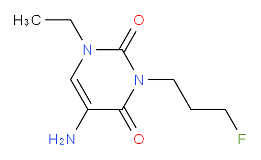 5-amino-1-ethyl-3-(3-fluoropropyl)-1,2,3,4-tetrahydropyrimidine-2,4-dione