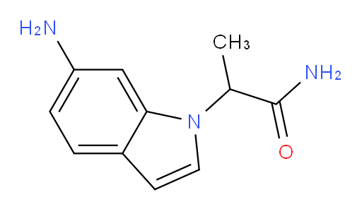 2-(6-amino-1H-indol-1-yl)propanamide