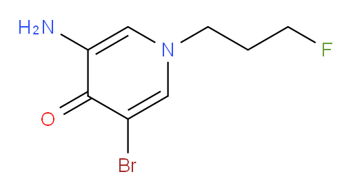 3-amino-5-bromo-1-(3-fluoropropyl)-1,4-dihydropyridin-4-one