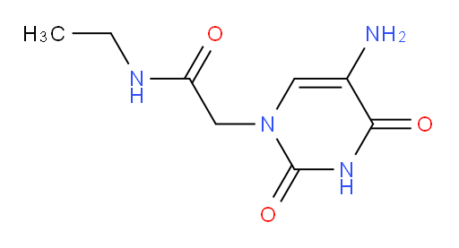 2-(5-amino-2,4-dioxo-1,2,3,4-tetrahydropyrimidin-1-yl)-N-ethylacetamide