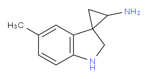 5'-methyl-1',2'-dihydrospiro[cyclopropane-1,3'-indole]-2-amine