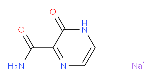 3-oxo-3,4-dihydropyrazine-2-carboxamide, sodium salt