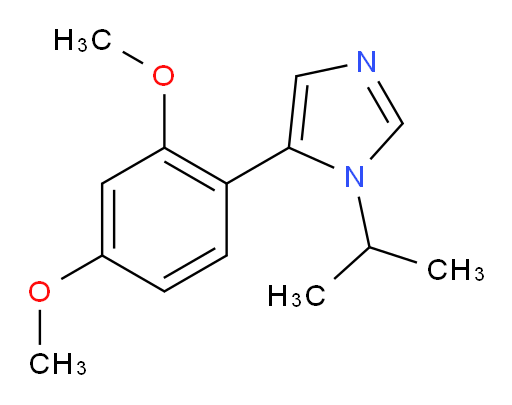 5-(2,4-dimethoxyphenyl)-1-(propan-2-yl)-1H-imidazole