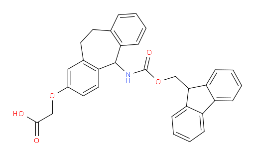 2-[[5-(N-FMOC-amino)-10,11-dihydro-5H-dibenzo[a,d]cyclohepten-2-yl]oxy]acetic acid