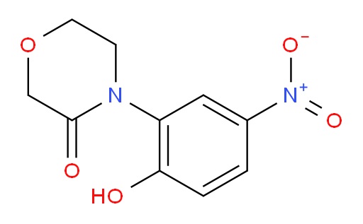 4-(2-hydroxy-5-nitrophenyl)morpholin-3-one