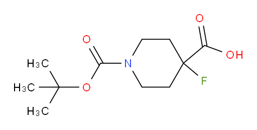 1-[(tert-butoxy)carbonyl]-4-fluoropiperidine-4-carboxylic acid