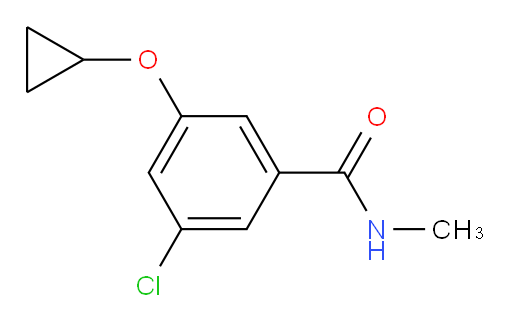 3-chloro-5-cyclopropoxy-N-methylbenzamide