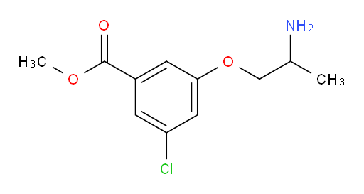 methyl 3-(2-aminopropoxy)-5-chlorobenzoate