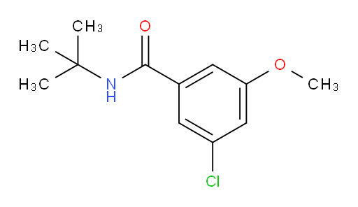 N-(tert-butyl)-3-chloro-5-methoxybenzamide