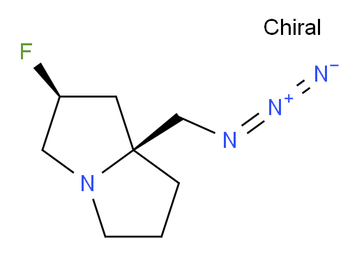 (2S,7aS)-7a-(azidomethyl)-2-fluorohexahydro-1H-pyrrolizine