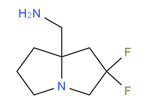 (2,2-difluorohexahydro-1H-pyrrolizin-7a-yl)methanamine