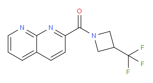 (1,8-naphthyridin-2-yl)(3-(trifluoromethyl)azetidin-1-yl)methanone