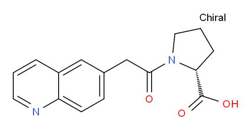 (R)-1-(2-(quinolin-6-yl)acetyl)pyrrolidine-2-carboxylic acid