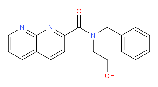 N-benzyl-N-(2-hydroxyethyl)-1,8-naphthyridine-2-carboxamide
