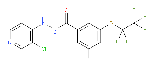 N'-(3-chloropyridin-4-yl)-3-iodo-5-((perfluoroethyl)thio)benzohydrazide