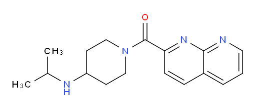 (4-(isopropylamino)piperidin-1-yl)(1,8-naphthyridin-2-yl)methanone