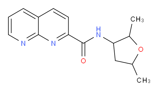 N-(2,5-dimethyltetrahydrofuran-3-yl)-1,8-naphthyridine-2-carboxamide