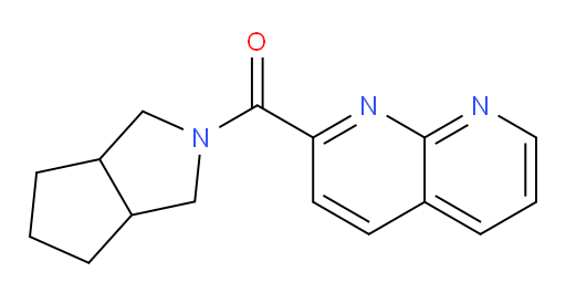 (hexahydrocyclopenta[c]pyrrol-2(1H)-yl)(1,8-naphthyridin-2-yl)methanone