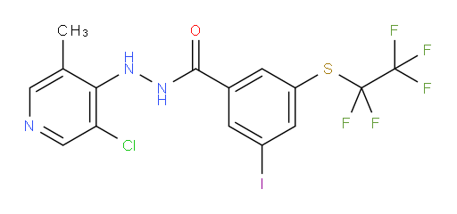 N'-(3-chloro-5-methylpyridin-4-yl)-3-iodo-5-((perfluoroethyl)thio)benzohydrazide