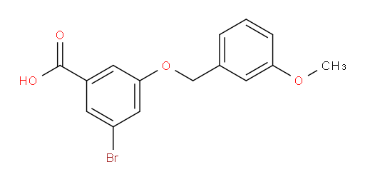 3-bromo-5-((3-methoxybenzyl)oxy)benzoic acid