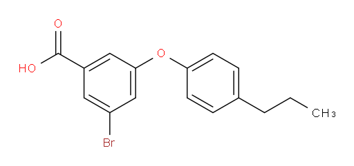 3-bromo-5-(4-propylphenoxy)benzoic acid
