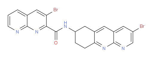 3-bromo-N-(3-bromo-6,7,8,9-tetrahydrobenzo[b][1,8]naphthyridin-7-yl)-1,8-naphthyridine-2-carboxamide
