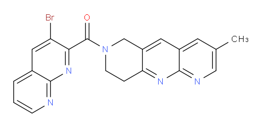 (3-bromo-1,8-naphthyridin-2-yl)(3-methyl-8,9-dihydropyrido[2,3-b][1,6]naphthyridin-7(6H)-yl)methanone