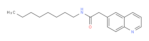 N-octyl-2-(quinolin-6-yl)acetamide