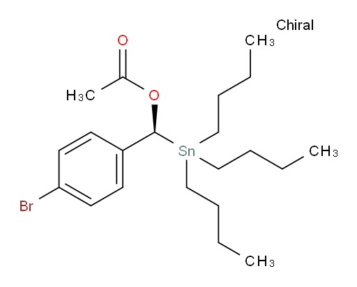 (S)-(4-bromophenyl)(tributylstannyl)methyl acetate