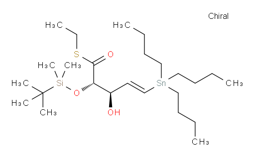 (2S,3R,E)-S-ethyl 2-((tert-butyldimethylsilyl)oxy)-3-hydroxy-5-(tributylstannyl)pent-4-enethioate