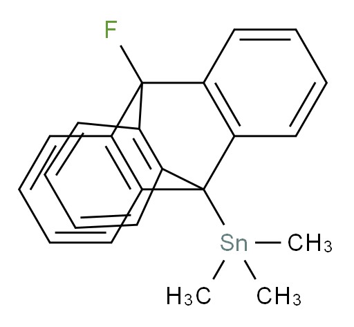(10-fluoro-9,10-dihydro-9,10-[1,2]benzenoanthracen-9-yl)trimethylstannane