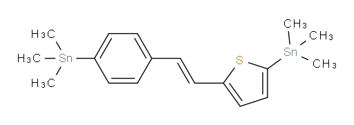 (E)-trimethyl(5-(4-(trimethylstannyl)styryl)thiophen-2-yl)stannane