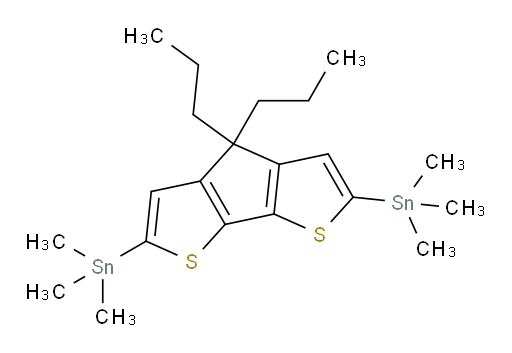 (4,4-dipropyl-4H-cyclopenta[1,2-b:5,4-b']dithiophene-2,6-diyl)bis(trimethylstannane)