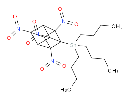 tributyl(2,4,6,8-tetranitrocuban-1-yl)stannane