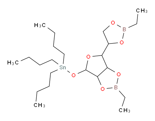 tributyl((2-ethyl-6-(2-ethyl-1,3,2-dioxaborolan-4-yl)tetrahydrofuro[3,4-d][1,3,2]dioxaborol-4-yl)oxy)stannane