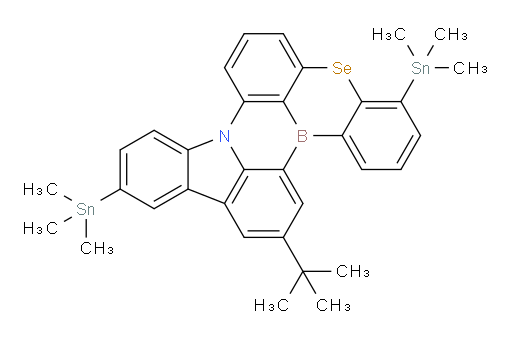 14-(tert-butyl)-4,11-bis(trimethylstannyl)-5-selena-8b-aza-15b-borabenzo[a]naphtho[1,2,3-hi]aceanthrylene