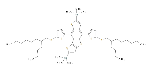 1,1′-[5,9-Bis[5-[(2-butyloctyl)thio]-2-thienyl]dithieno[3,2-b:2′,3′-f][1]benzothiophene-2,7-diyl]bis[1,1,1-trimethylstannane]