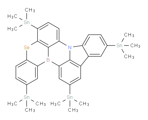 2,6,11,14-四(三甲基锡基)-5-selena-8b-氮杂-15b-bora苯并[a]萘并[1,2,3-hi]胆蒽