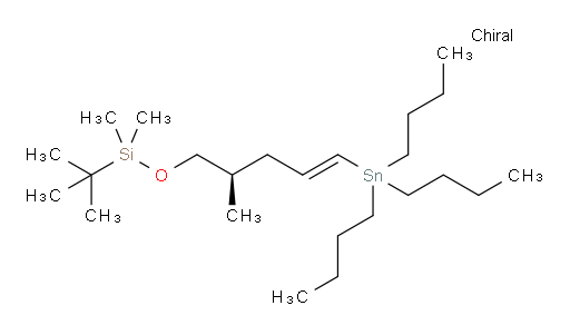 (R,E)-tert-butyldimethyl((2-methyl-5-(tributylstannyl)pent-4-en-1-yl)oxy)silane